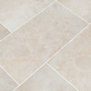 MSI NANS1224 Ansello - 12" x 24" Rectangle Floor Tile - Matte - Ivory