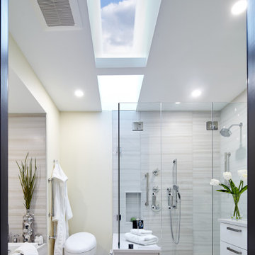 Contemporary Spa-like Bathroom Accessibility