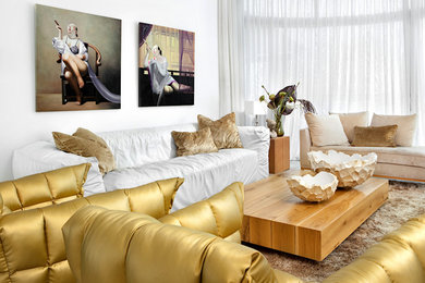 Example of an eclectic home design design in Tel Aviv