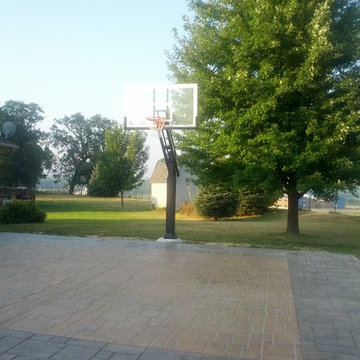Michael W's Pro Dunk Platinum Basketball System on a 30x30 in Tiffin, IA
