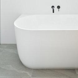 Posh Solus Back To Wall Bath - Bathtubs