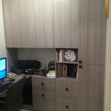 A Front Bedroom Transformed into a Walk-In Closet