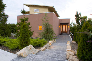 Minimalist home design photo in Boise