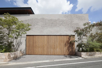 Design ideas for a modern garage in Tokyo.