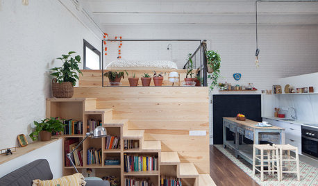 Wohin mit dem Bücherregal in der Einzimmerwohnung?