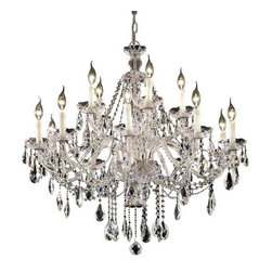 Elegant Lighting - Elegant Lighting 7829G35C/EC Chandelier Alexandria - Chandeliers