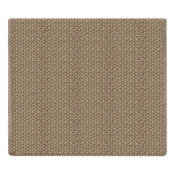 Nugget Indoor/Outdoor Carpet, Soft Textured Loop Rugs, Ivory, Square 11'x11'