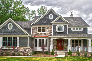 Inspiration for a timeless exterior home remodel in Chicago