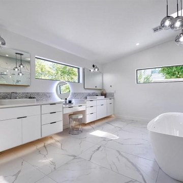 Make Marble Pop With Complementary Style, Bathroom Remodeling in Los Angeles, CA