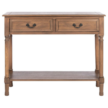 Tillie 2 Drawer Console Table Brown