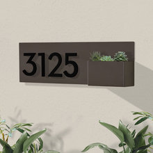 Address Plaques w/Planter