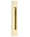 Emtek 220310 10" Tall Rectangular Flush Door Pull, Satin Nickel