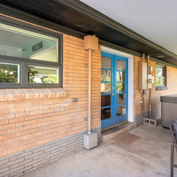 Painted Vinyl Windows Refresh a 50’s Ranch Home