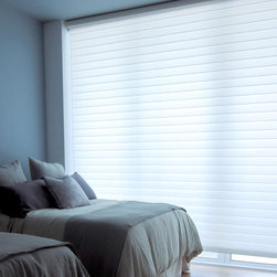 Automated Silhouette shades, Miami Luxury - Window Treatments