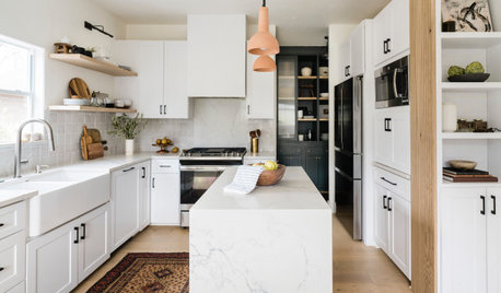 Kitchen Tour: A White and Wood Refresh With a Stylish Pantry