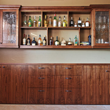 walnut drinks cabinet