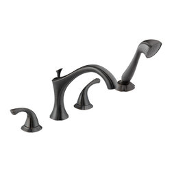 Delta Addison&trade; Roman Tub with Hand Shower Trim - Tub And Shower Faucet Sets