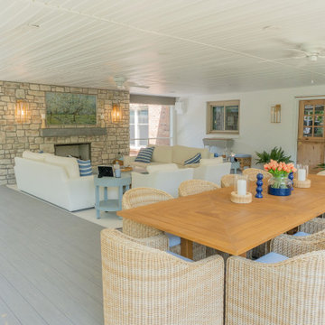 3 Season Deck w/ Stamped Patio