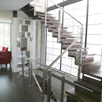 Open Riser Stairs