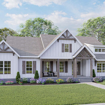 Modern Farmhouse Plan 009-00295 (Exclusive)