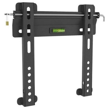 Atlin Designs Fixed Low Profile Metal Wall Mount for 18-32" TVs in Black