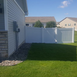 Front Patio, Small Retaining Wall, Fence Installation - Products