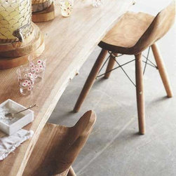 Roost Teak Eiffel Chair **Next Day Shipping - SKU: F771 - Office Chairs