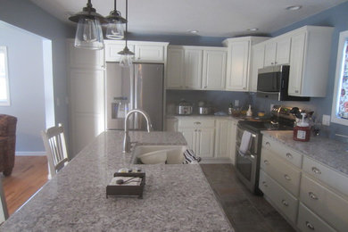 Inspiration for a contemporary kitchen remodel in Other