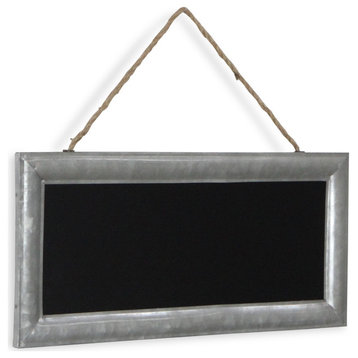Galvanized Metal Rectangular Chalkboard