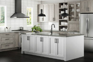 Inspiration for a transitional kitchen remodel in Seattle