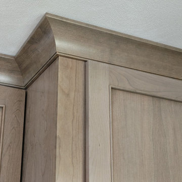 Moline Kitchen & Baths Remodel-Dura Supreme Cherry Hanstone Fusion Onyx