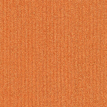 Alpha, Modern Trendy Stone Solid Embossed Wallpaper, Orange, Roll, 21"x33'