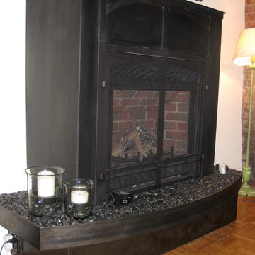 Fire place inserts and screens
