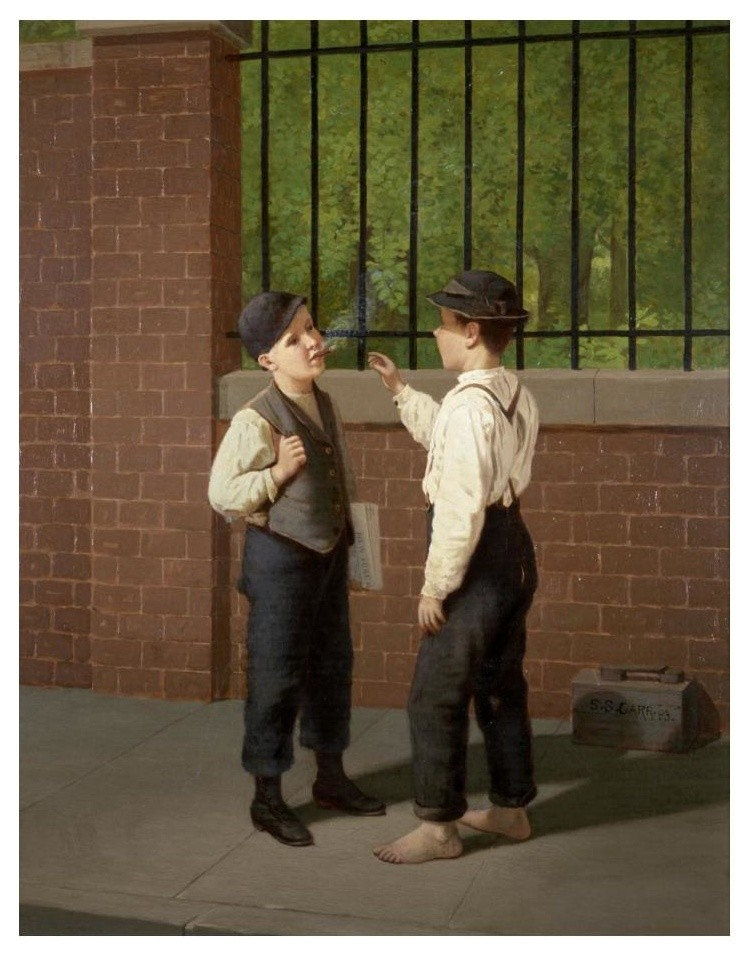 "Negotiation" Digital Paper Print by Samuel S. Carr, 19"x24"