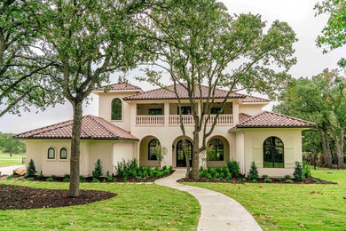 Transitional exterior home photo in Austin