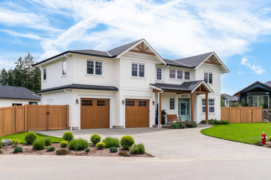 Inspiration for a craftsman exterior home remodel in Vancouver