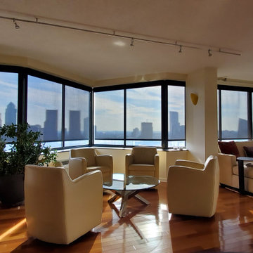 City View, South Tower - Lutron Triathlon Battery Powered Motorized Solar Shades