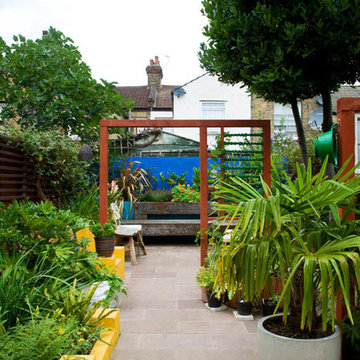 Quirky Mexico style garden