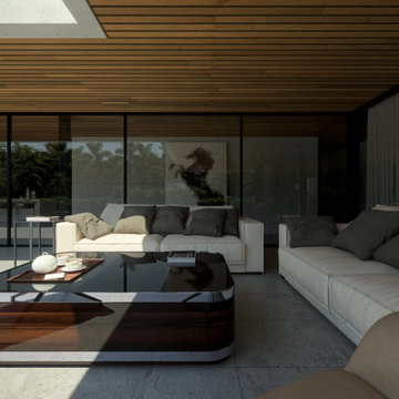 Single story modern house design