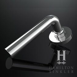 DOOR LEVER WITH ROSETTE - Door Hardware