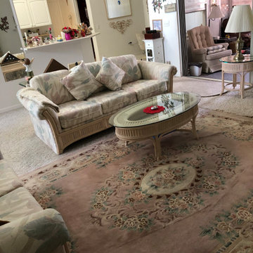 House cleaning complete  and dusting