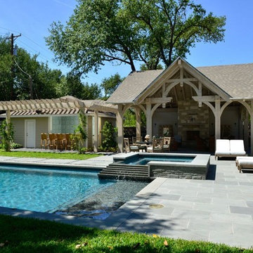 Pool House Entertainment Center