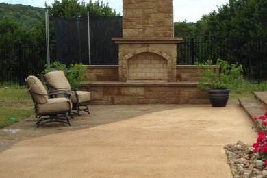 Example of a patio design in Austin