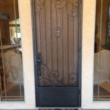 Exterior security door