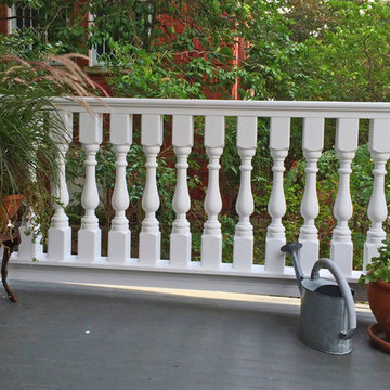 New Railing System on Existing Porch in Norfolk, VA