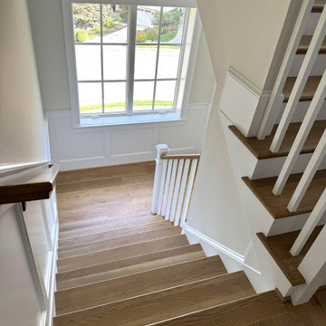 Project #141 | Timeless Switchback Staircase with Traditional Box Newels