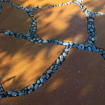 Mediterranean Courtyard- Lawn Removal Project