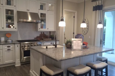 Example of a mountain style kitchen design in Orange County