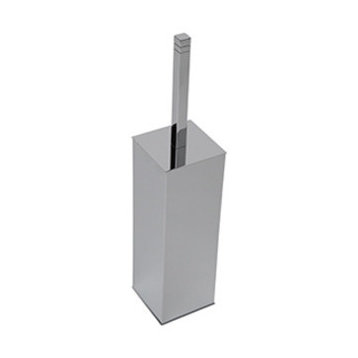 Cubis-Plus Free Standing WC Brush Holder, Satin Nickel