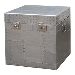 Aviator Spitfire Trunk End Table - Side Tables And End Tables